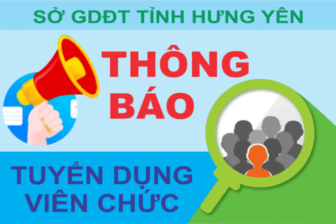 Thông báo tuyển dụng viên chức vào làm việc tại các đơn vị sự nghiệp công lập trực thuộc Sở giáo dục và Đào tạo Hưng Yên năm 2023, theo quy định tại Nghị định 115/2020/NĐ-CP