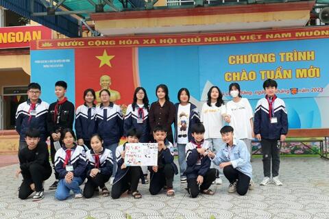 ĐỔI MỚI SINH HOẠT THỨ HAI ĐẦU TUẦN CỦA TRƯỜNG THCS LÊ QUÝ ĐÔN NĂM 2023