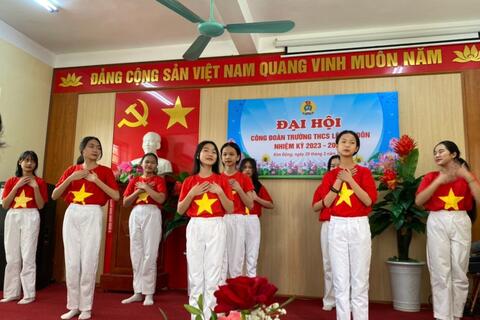 Đại hội Công đoàn cơ sở Trường THCS Lê Quý Đôn, nhiệm kỳ 2023-2028