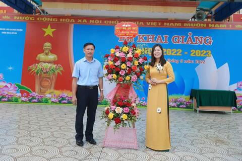 LỄ KHAI GIẢNG NĂM HỌC 2022 – 2023 CỦA TRƯỜNG THCS LÊ QUÝ ĐÔN, KIM ĐỘNG, HƯNG YÊN.