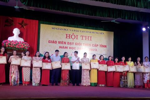 Trường THCS Lê Quý Đôn đạt kết quả cao trong Hội thi giáo viên dạy giỏi cấp tỉnh năm học 2022-2023