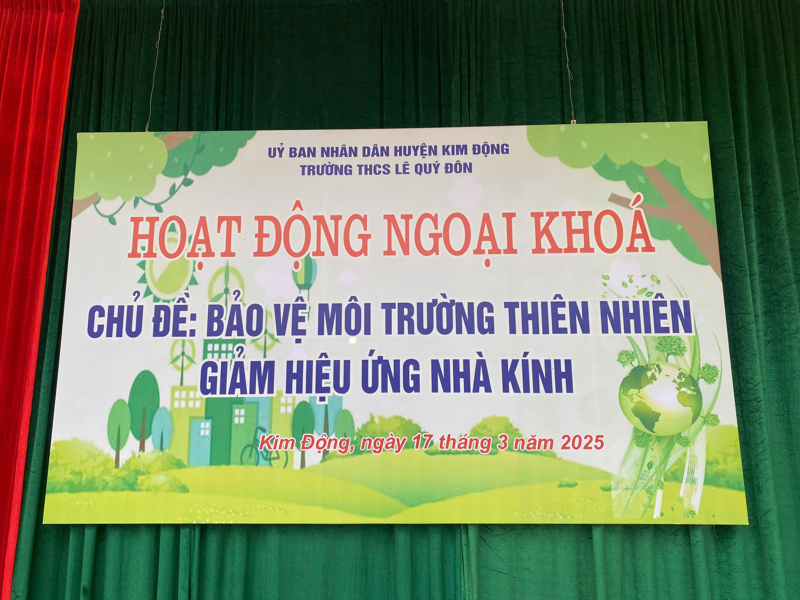 HOẠT ĐỘNG NGOẠI KHOÁ TẠI TRƯỜNG THCS LÊ QUÝ ĐÔN