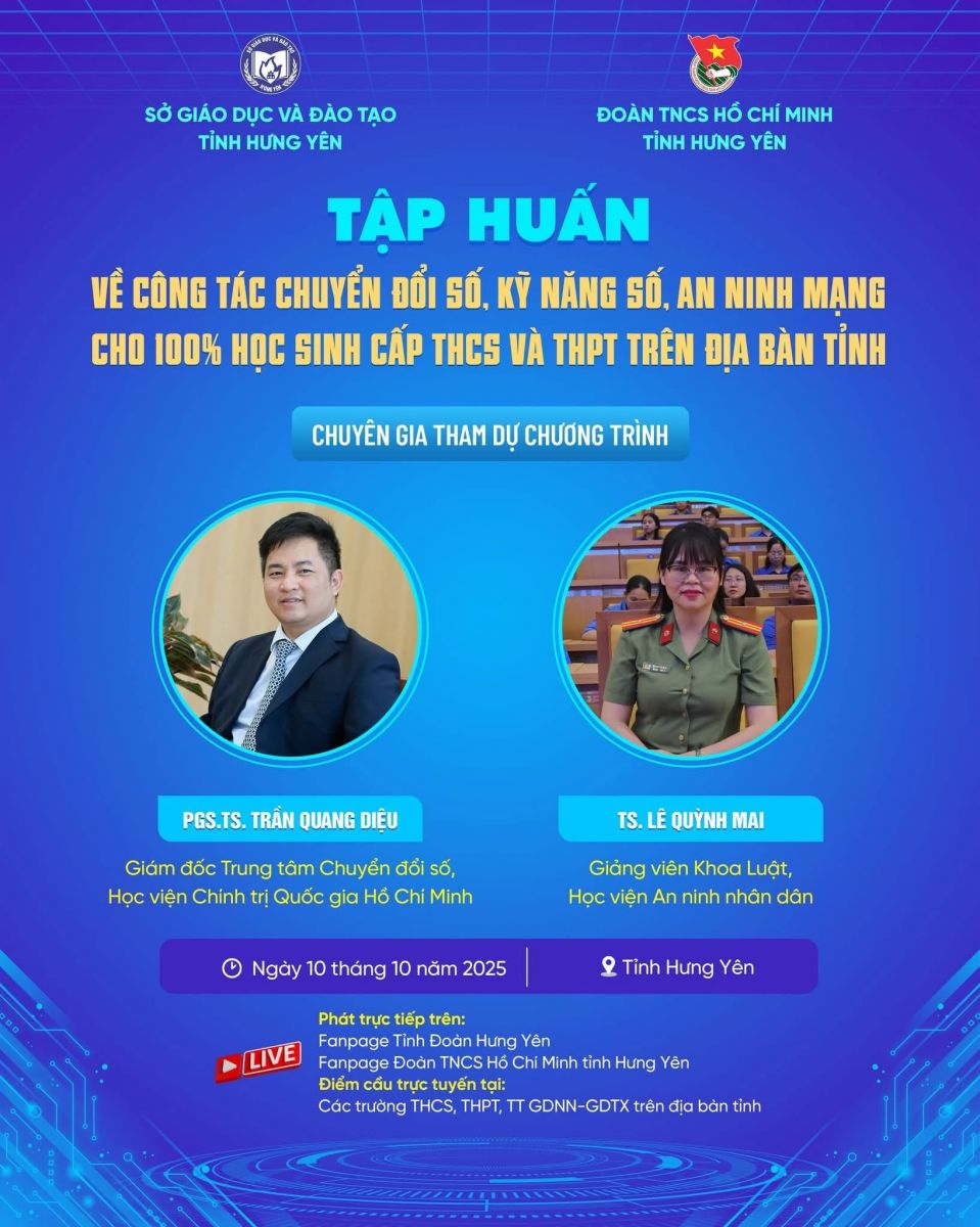 💻🌐 TRƯỜNG THCS LÊ QUÝ ĐÔN TẬP HUẤN CHUYỂN ĐỔI SỐ – KỸ NĂNG SỐ – AN NINH MẠNG 🌐💻