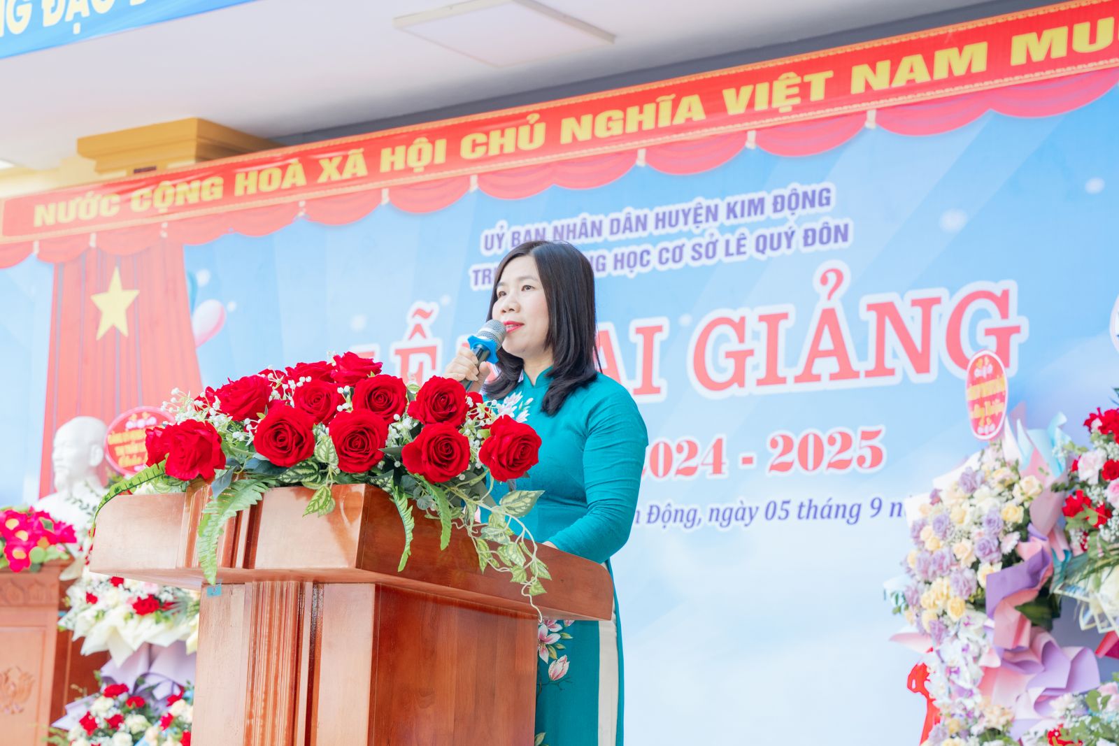 TRƯỜNG THCS LÊ QUÝ ĐÔN TƯNG BỪNG KHAI GIẢNG NĂM HỌC MỚI 2024 – 2025