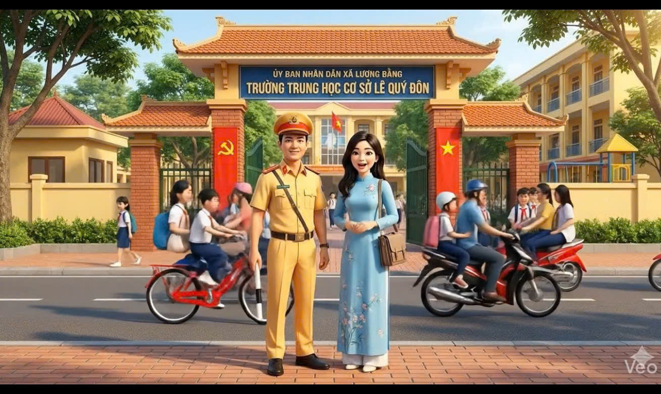 TRƯỜNG THCS LÊ QUÝ ĐÔN TÍCH CỰC TUYÊN TRUYỀN LUẬT TRẬT TỰ AN TOÀN GIAO THÔNG ĐƯỜNG BỘ